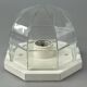 Plafonnier des années 60 70 Glashütte Limburg Allemagne Plafoniere verre et métal