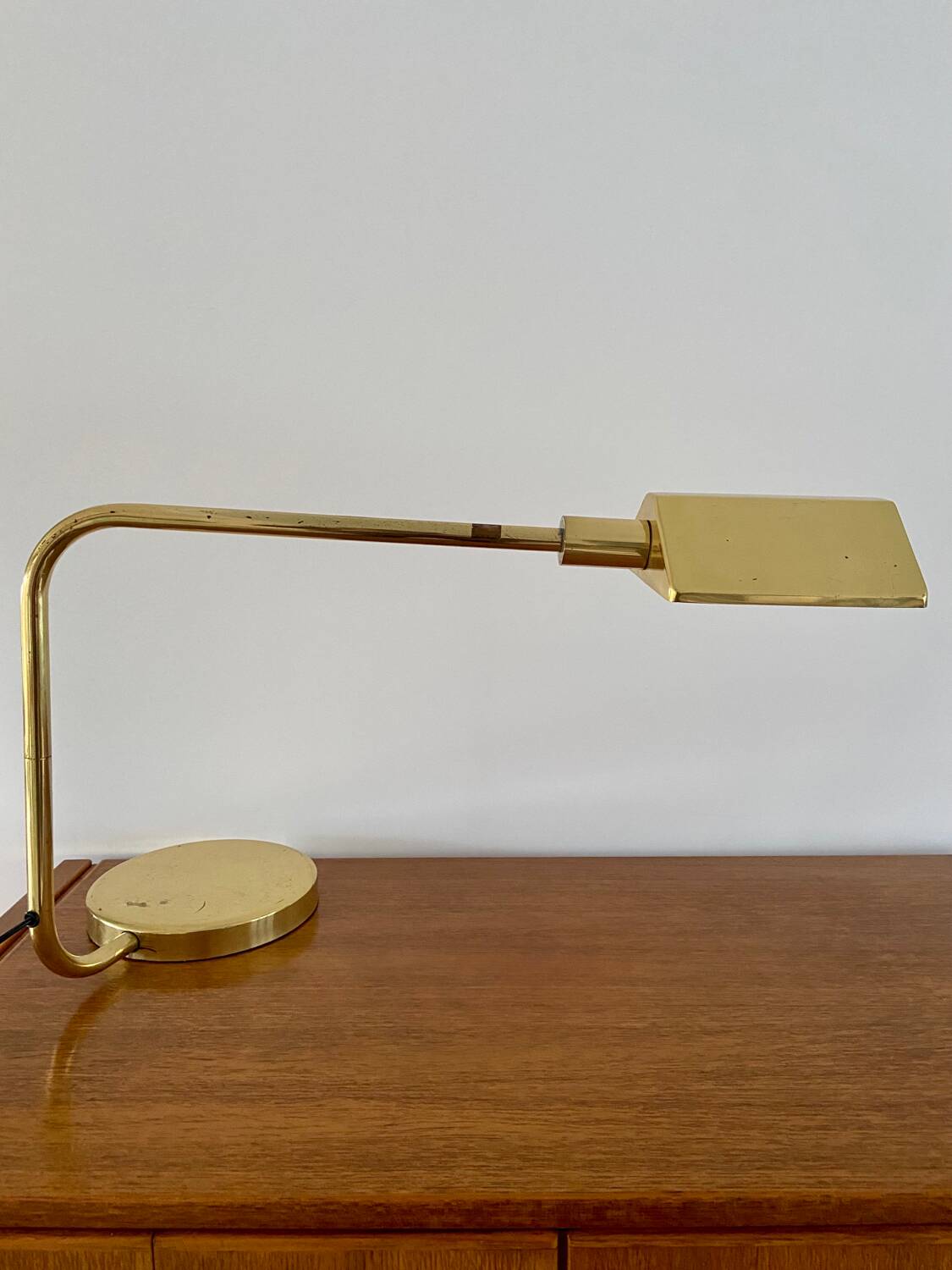 Brass desk lamp