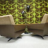 "1970 swivel armchair pair"