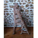 Chaise escabeau ancienne
