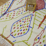 Handmade tribal berber carpet 268 x 193 cm