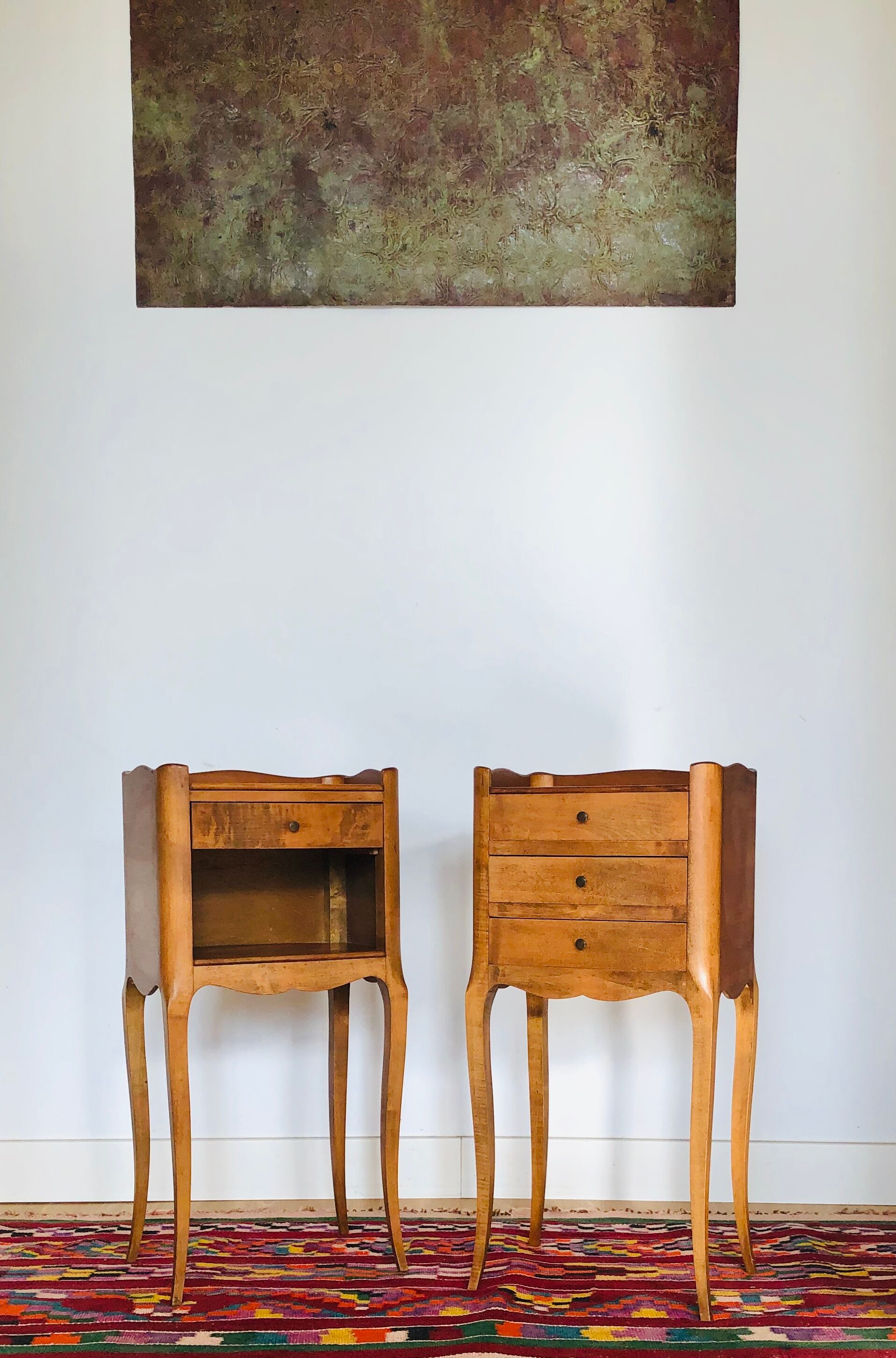 Pair of bedside or side tables Louis XV