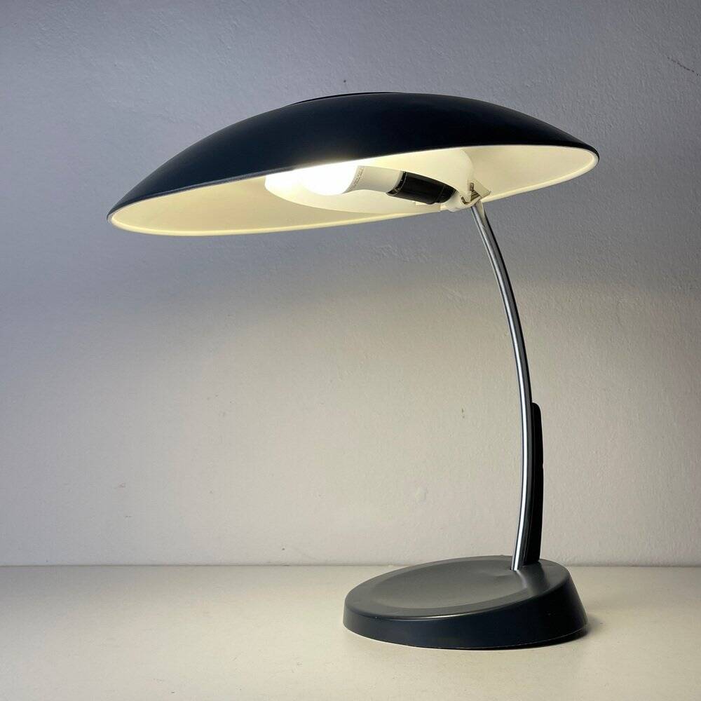 Mid-century grey desk lamp, USSR, 1972