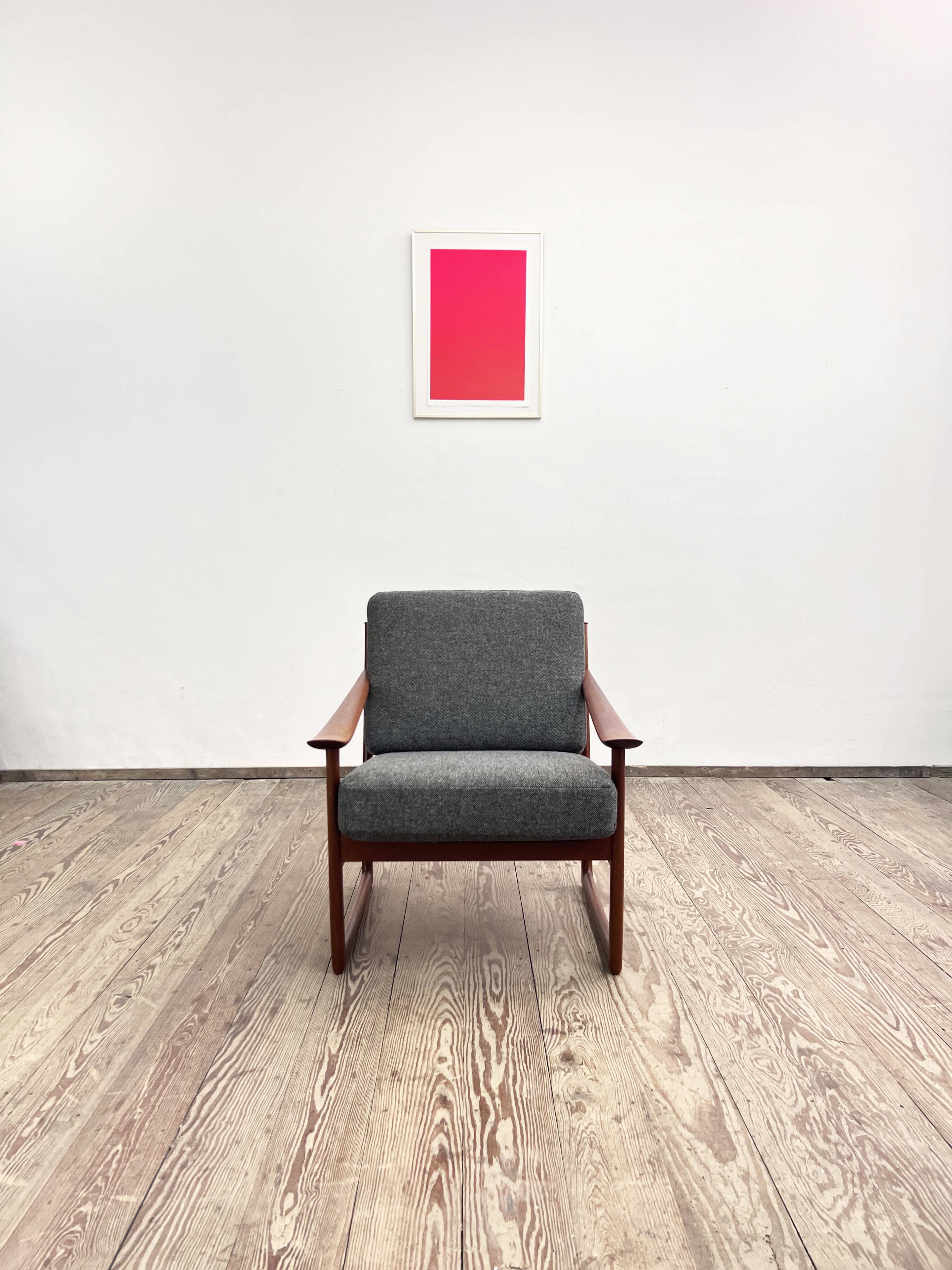 Mid-Century Modern Lounge Chair in Teak by Peter Hvidt an Orla Mølgaard Nielson for France and Son