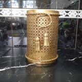 Corbeille en métal doré Li Puma Firenze – Italie, années 1950-1959