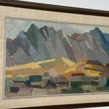 Swedish Oil on Panel – “Spanien” by Arne Bohman