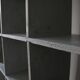 Bookcase locker vintage wooden shelf