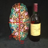 Two vintage enamelled copper tidies