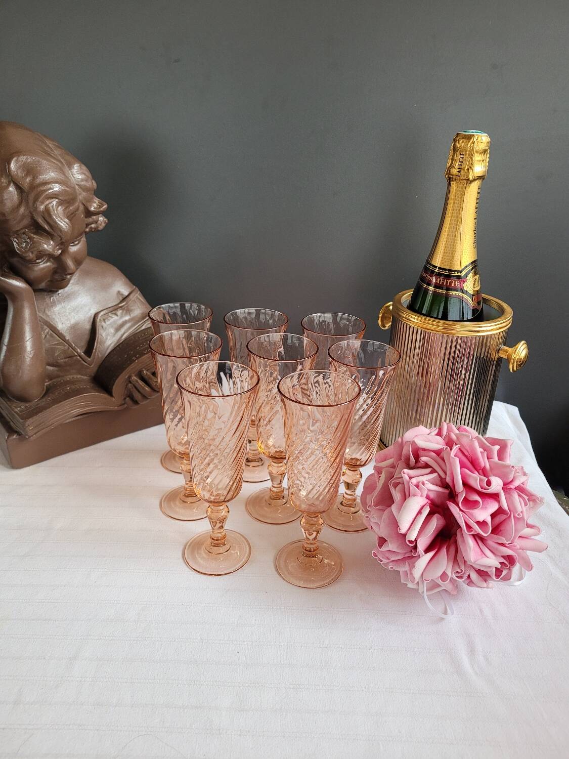 Rosaline champagne flute