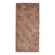 1970s Vintage Turkish Oushak Handmade Colorful Runner Rug 145x243