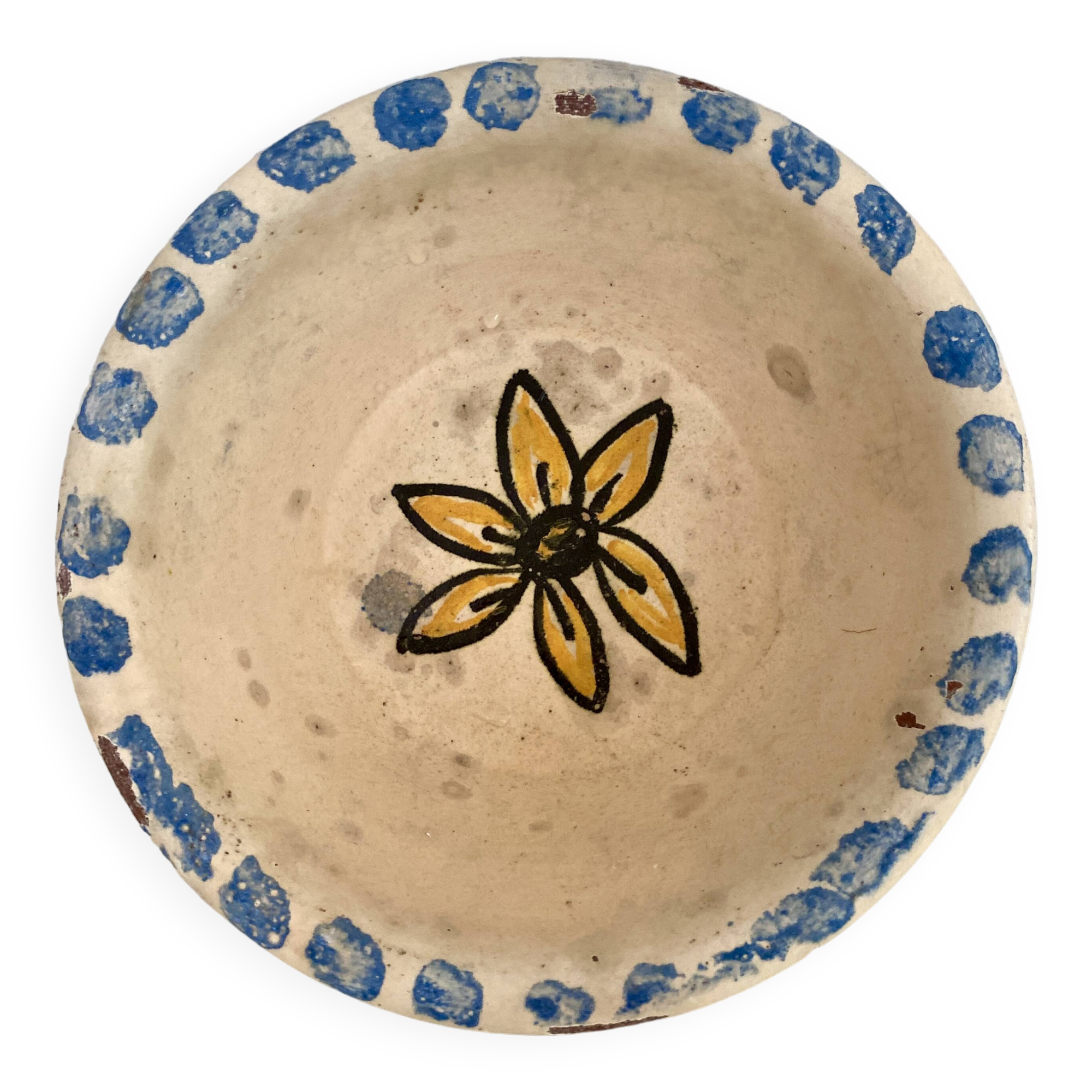 Enameled bowl dish, 1960s