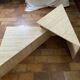 Travertine coffee table