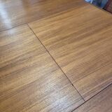 Scandinavian dining room set table and 4 chairs 1960s in teak