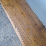 Bench 144 cm old patinated solid wood