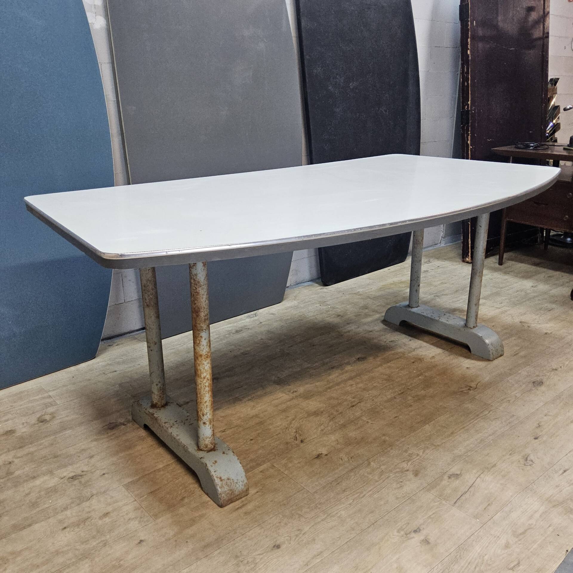 Vintage (50s) industrial tables / tabletops (Gispen style)