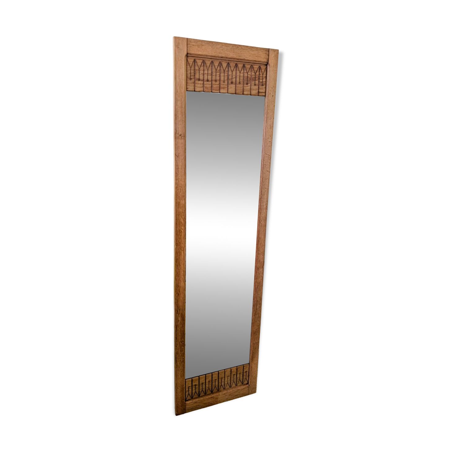 Oak mirror