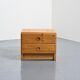 Nightstand made of solid pine, circa 1975