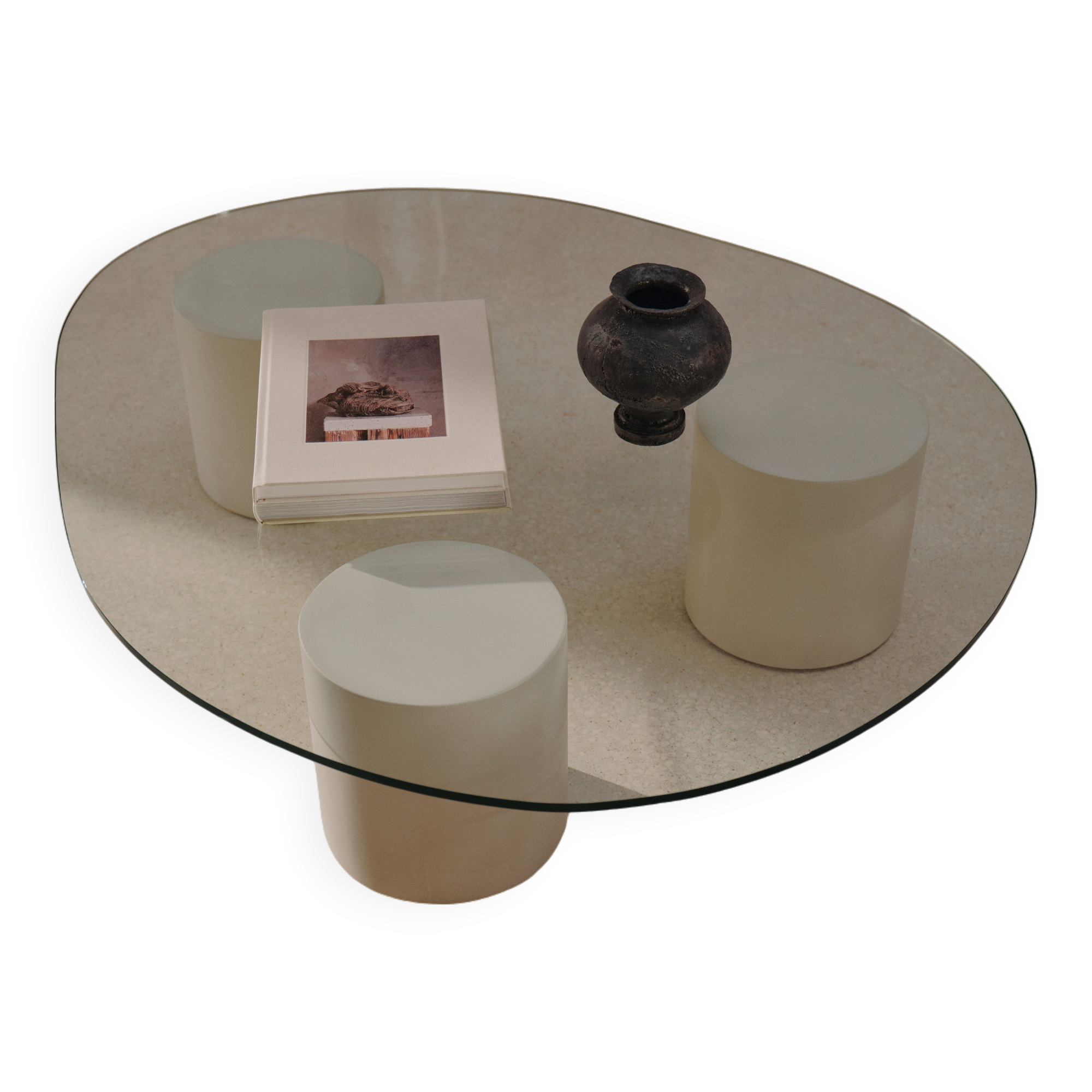 Mattia glass coffee table