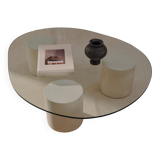 Mattia glass coffee table