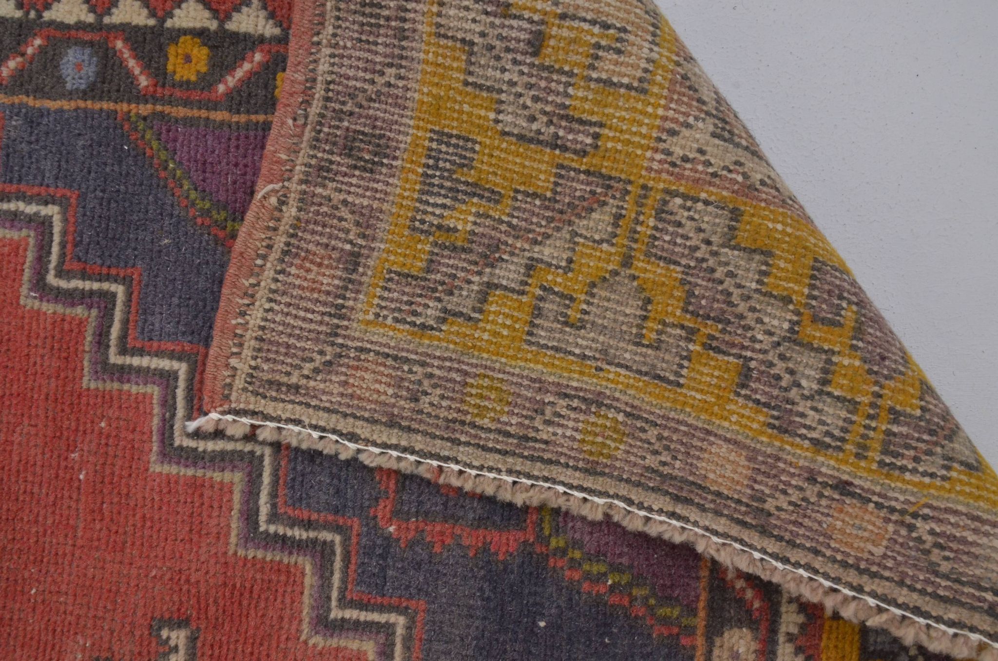 Tapis kurde anatolien noué à la main sku a-2