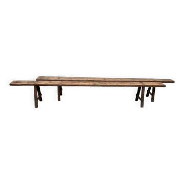 Paire de bancs