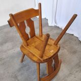 Set of 2 Vintage Wooden Tyrolean Dining Chairs by Ruko Sessel Alois Koller