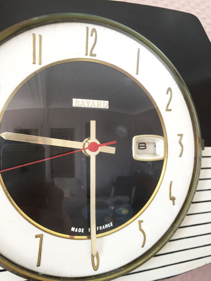Horloge cuisine vintage Bayard 1960
