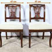 Suite of 5 Cuban Mahogany Chairs, Restoration Period – Early 19th Century