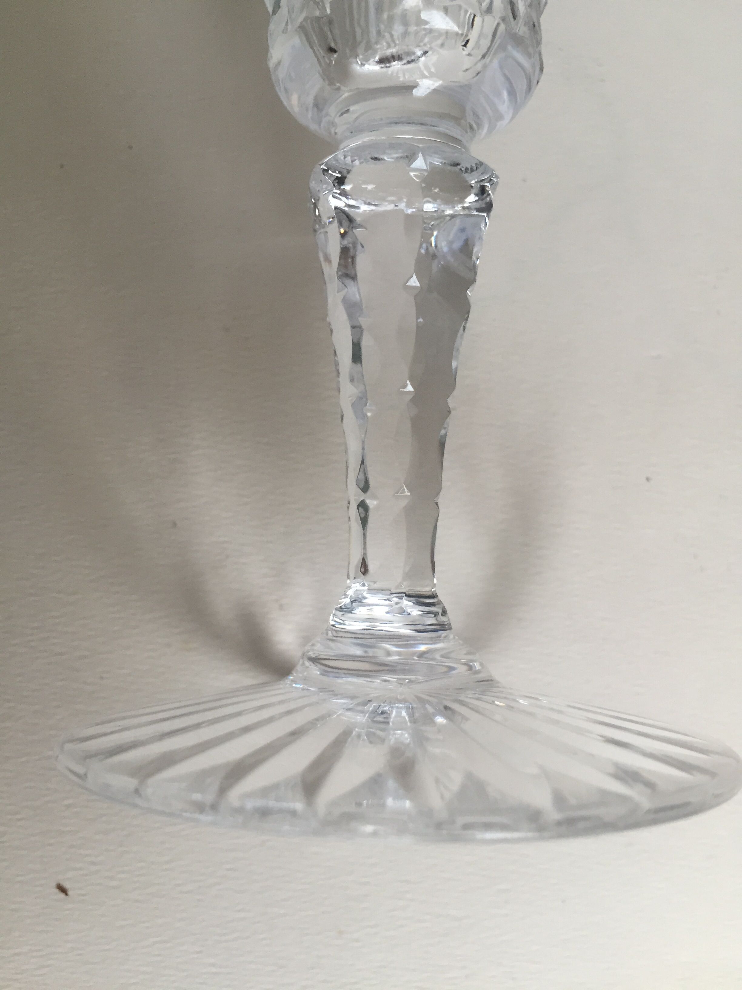 Set of 6 St. Louis champagne glasses