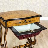 Sewing Table in Birchen Burl, 1870