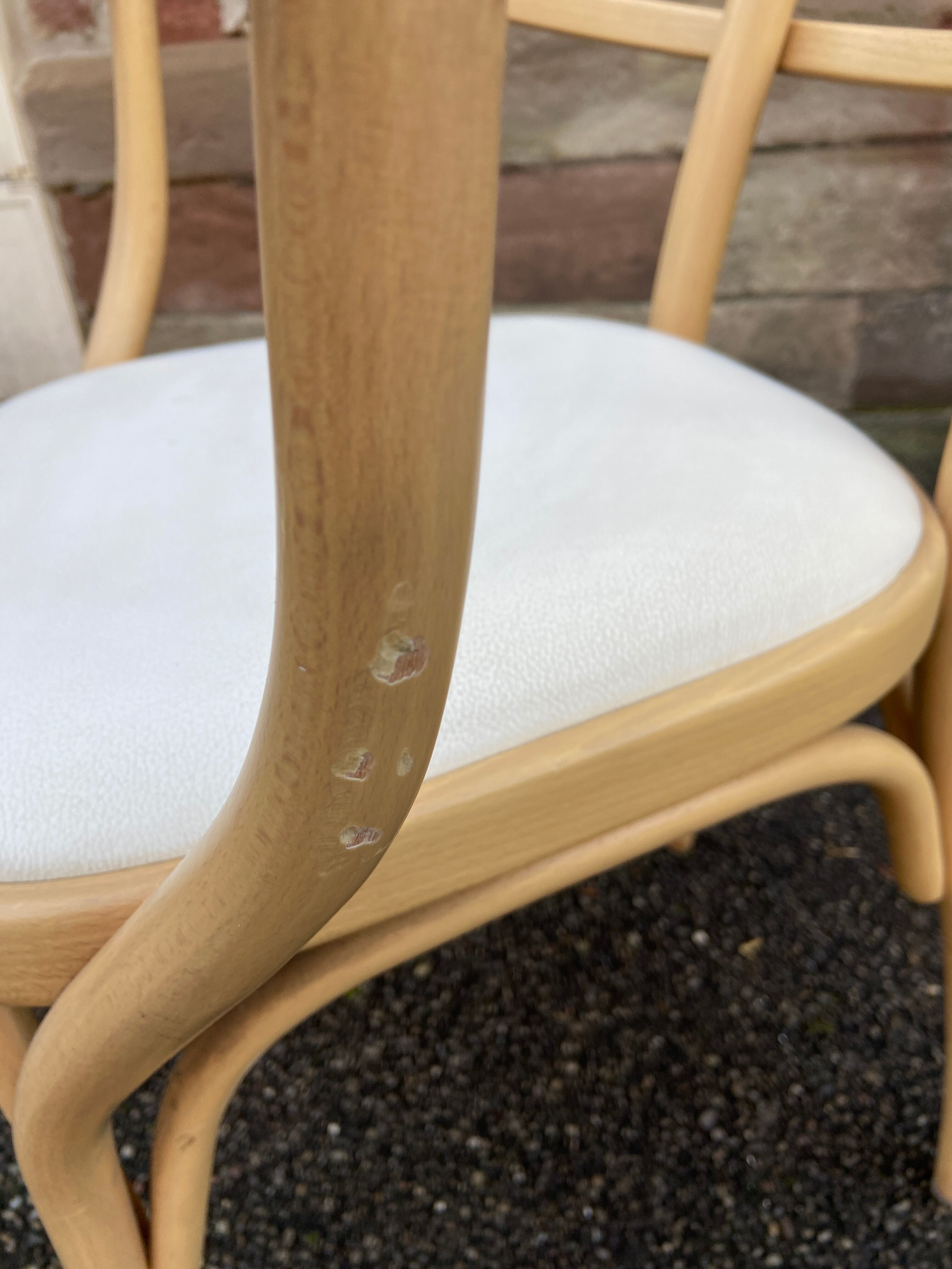 Viennese armchair Thonet curved wood Hermann Czech 2011