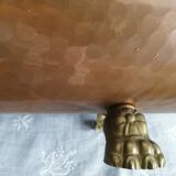 Copper log holder and laison