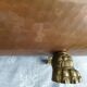Copper log holder and laison