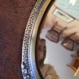 Baroque bronze mirror