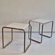 Ensemble de 2 tables d'appoint B9 Marcel Breuer pour Tecta