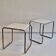 Ensemble de 2 tables d'appoint B9 Marcel Breuer pour Tecta