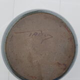 Carafe en grès émaillé signée années 1980