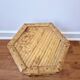 Vintage bamboo stool, plant stand