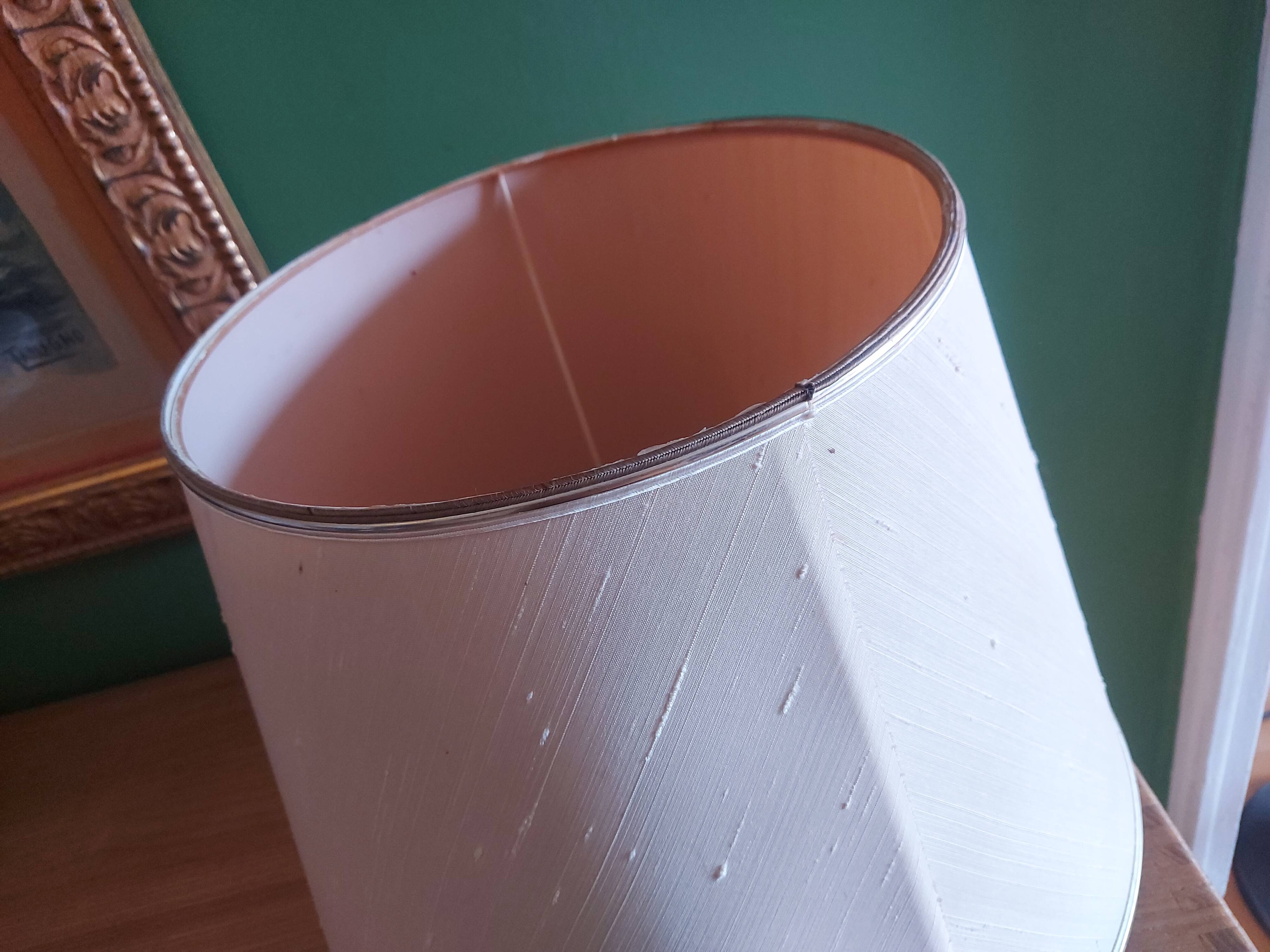 Ostrich egg lamp, Oxford model, Maison Barbier, 70'S