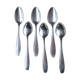 Set of 6 teaspoons in silver metal Vintage Goldsmith Apollo