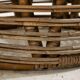 Rattan and bamboo set, Set of 2