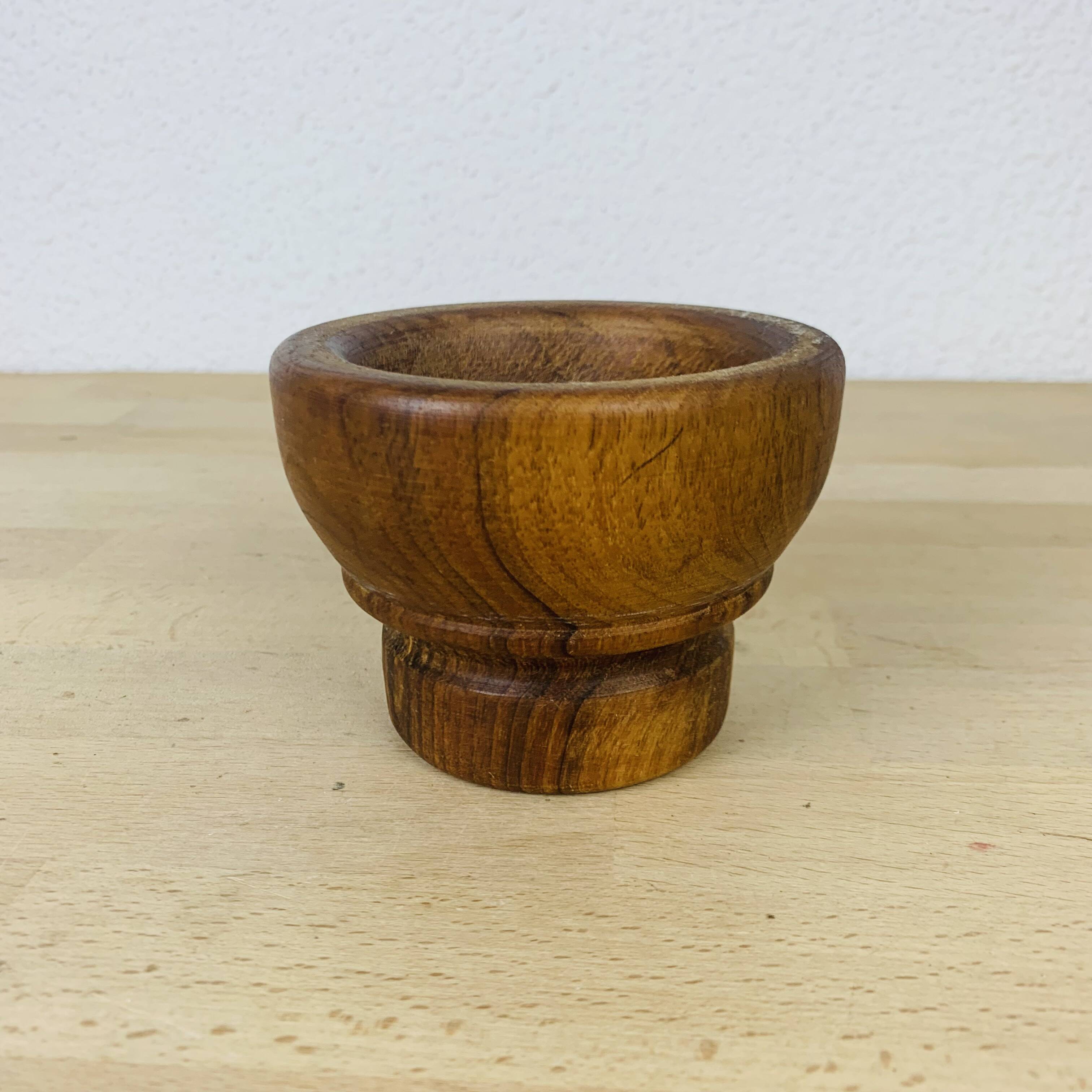 Duo Scandinavian teak bowls from the 60s