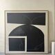 Large contemporary painting unique piece mixed media signed Hubert Mardi