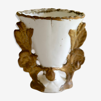 Vase de mariée XIX en porcelaine de Paris