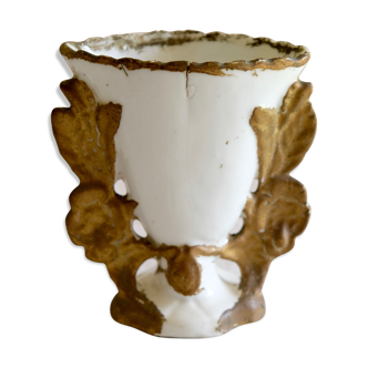 Vase de mariée XIX en porcelaine de Paris