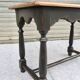 Table bureau vintage patinée