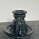 Enameled stoneware candle holder