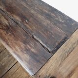 Church bench wooden chest 18th