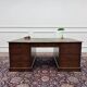 Large Antique English Desk Partnerdesk