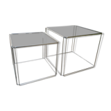 Tables gigognes de Max Sauze 1970
